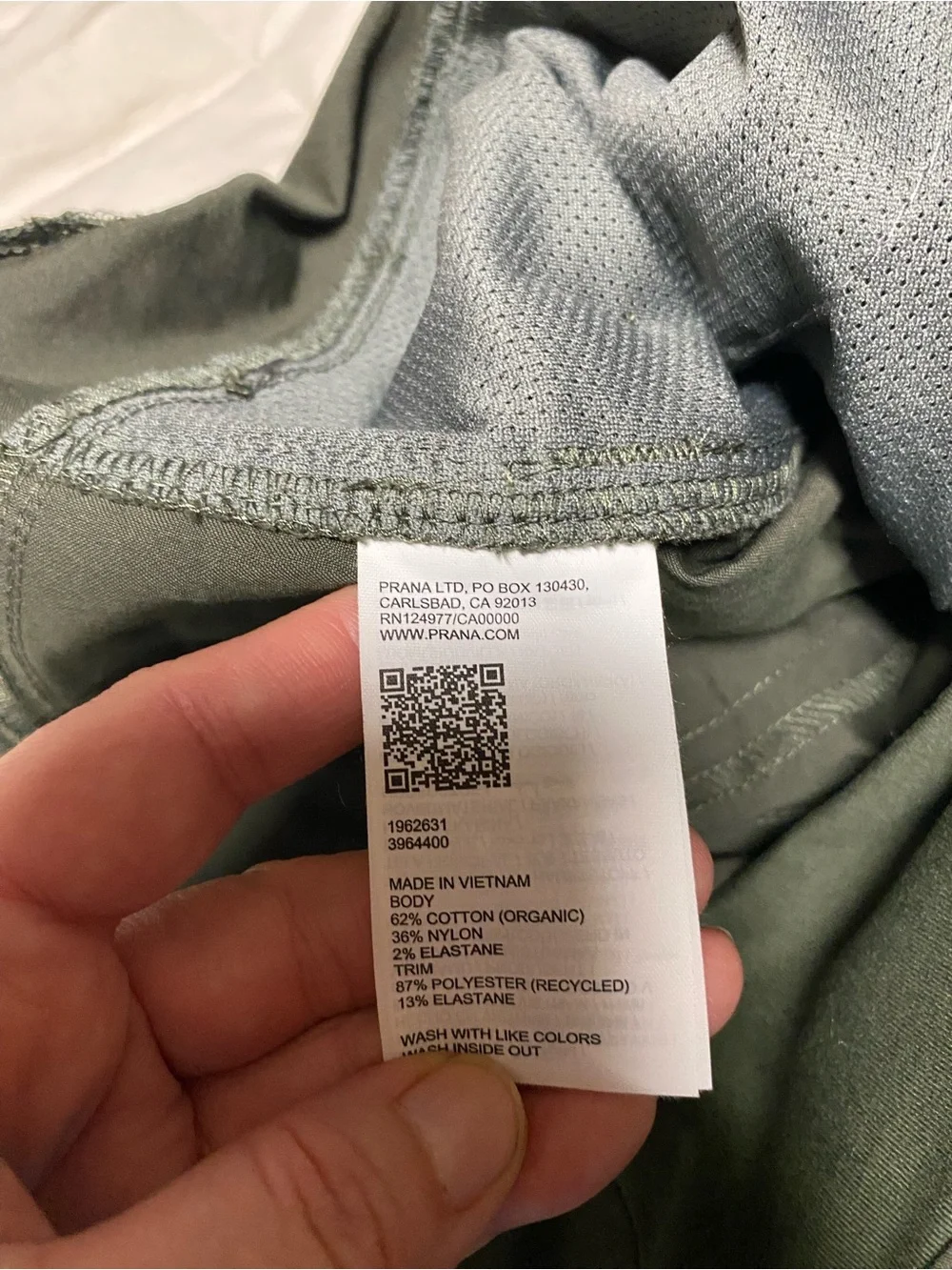 Prana Kanab Ripstop hiking climbing army green pants camping outdoors active - Picture 8 of 15